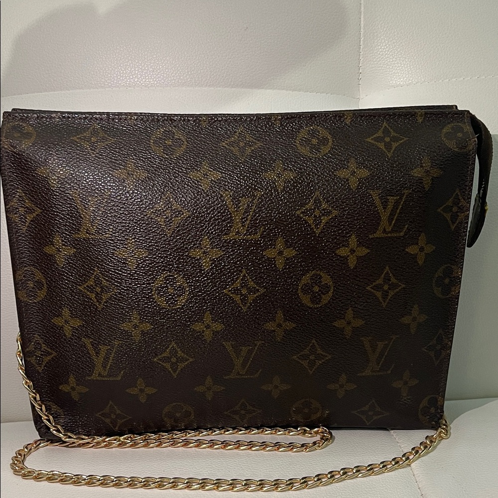 Authentic Louis Vuitton Monogram Cosmetic Accessories Pouch